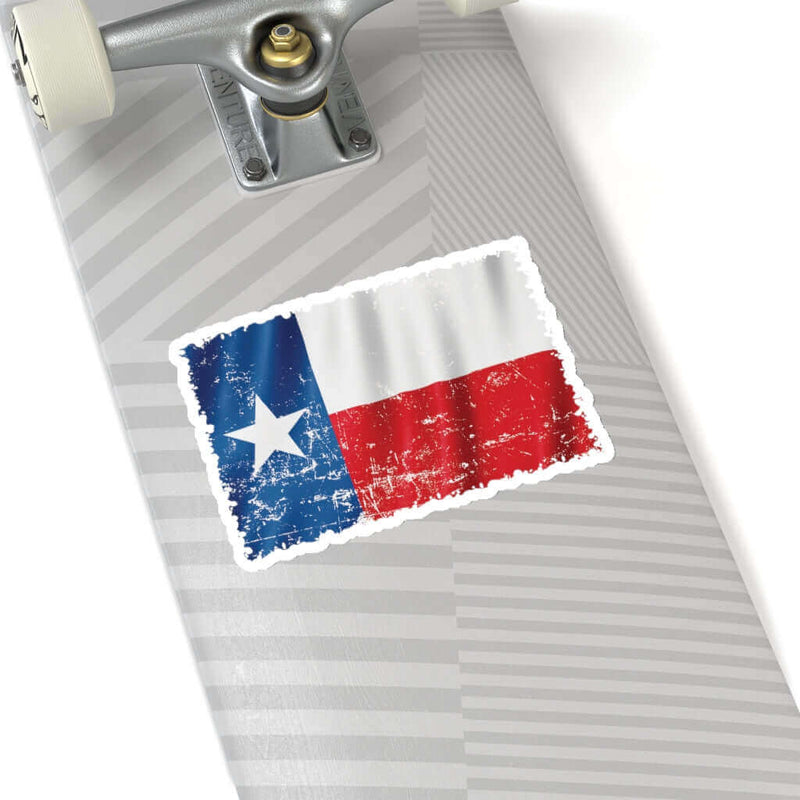 Texas Flag BBQ Sticker
