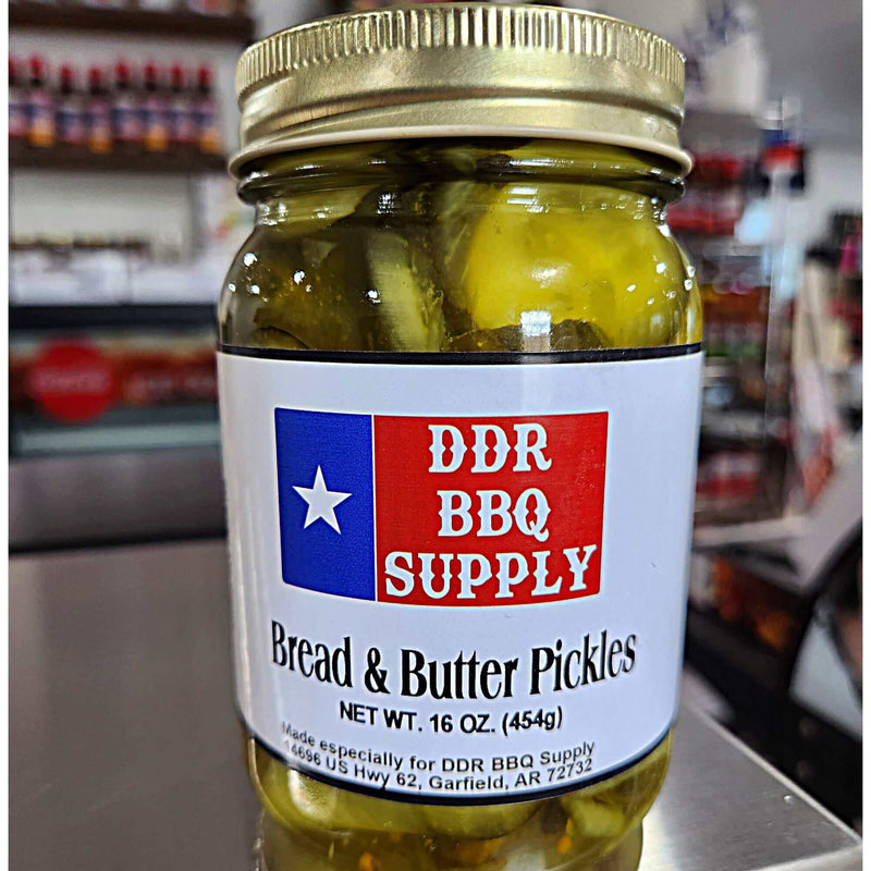 DDR BBQ Supply Bread & Butter Pickles Pint - 16 oz