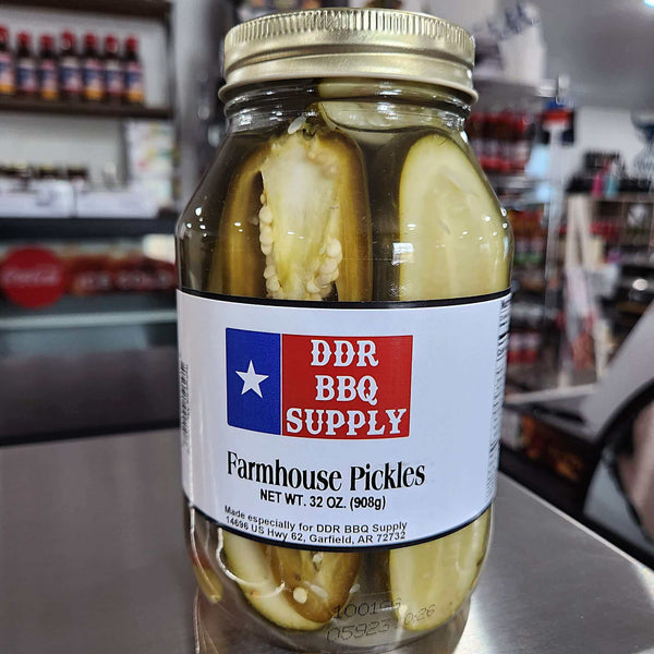 DDR BBQ Supply Farmhouse Pickles Quart - 32 oz.