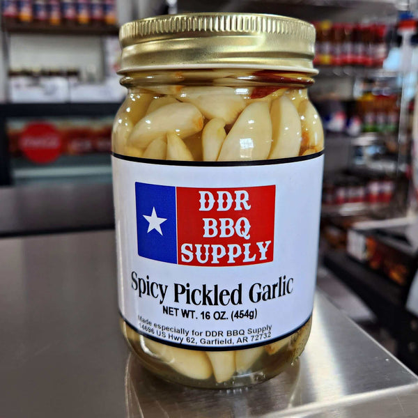 DDR BBQ Supply Spicy Pickled Garlic Pint - 16 oz