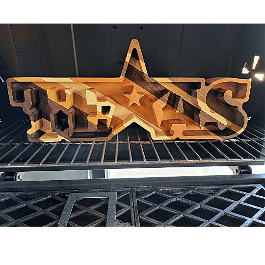 Texas with Star Wood Tray