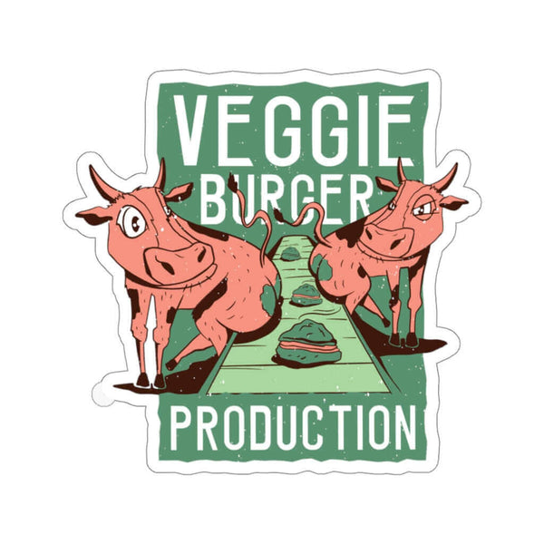 Veggie Burger Production BBQ Sticker