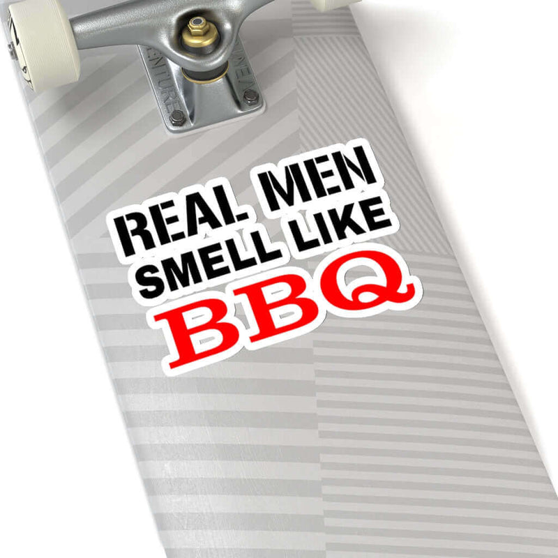 Real Men Smell Like BBQ Sticker