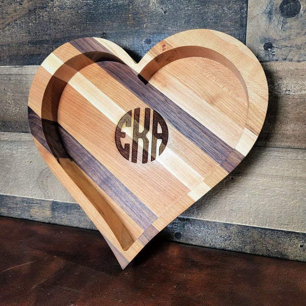 Heart Wood Tray