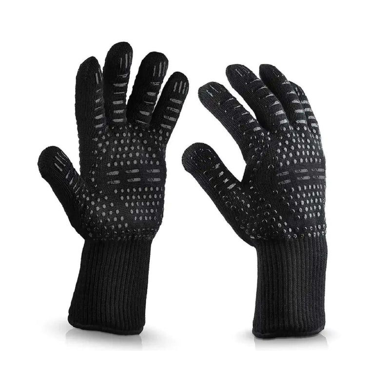 BBQ Grill Gloves Cut & 932°F Heat Resistant Gloves - Set of 2