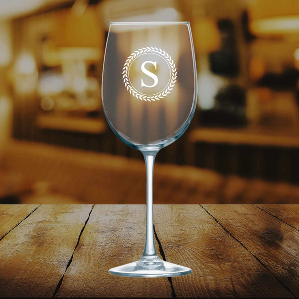 Personalized 19 oz Wine Glass