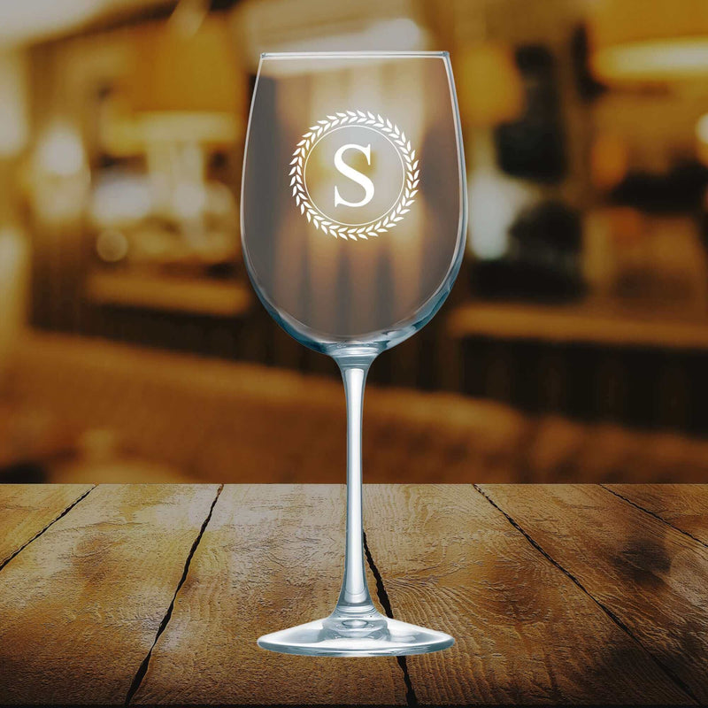 Personalized 19 oz Wine Glass